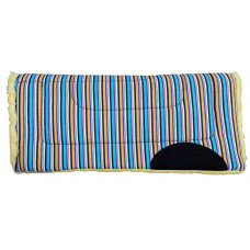 1070 Candy striped / Maize fleece pony pad 1070 Candy striped / Maize fleece pony pad