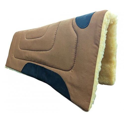 1264 Brown canvas / Maize fleece pad