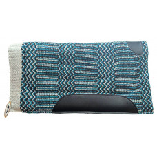2220-Double weave Pad- Teal, Black, & Cream