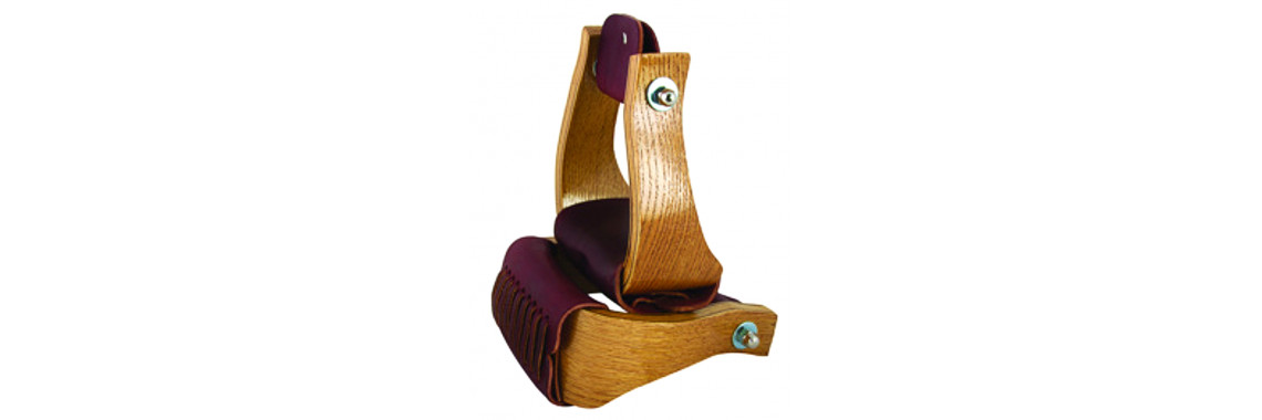 Oak offset stirrups