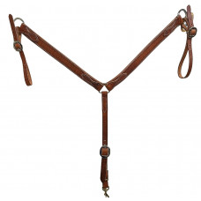BC125 Harness leather breast collar