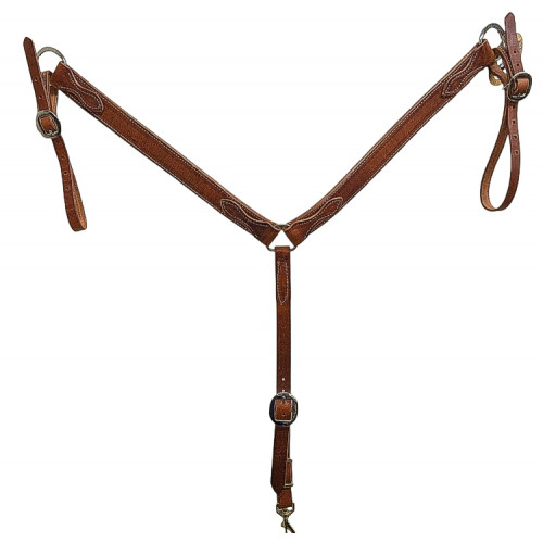 BC125 Harness leather breast collar