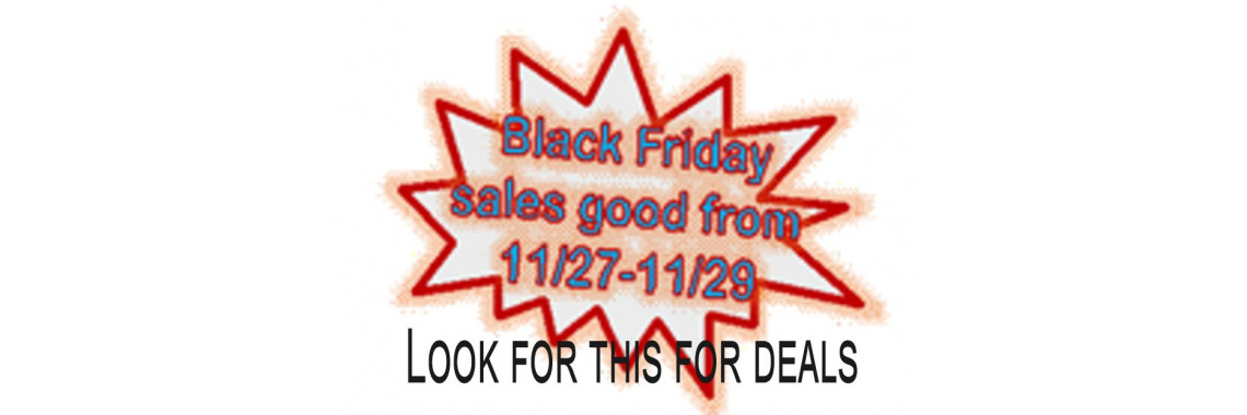 BLACK FRIDAY SALE