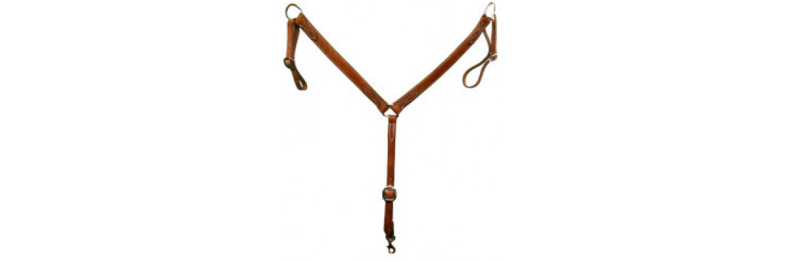 Hermann Oak harness leather breast collar
