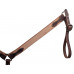 BC125-4RO DARK- Dark oil harness leather w/ rough out front breast collar BC125-4RO DARK- Dark oil harness leather w/ rough out front breast collar