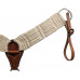 BC3975- Mohair blend breast collar with harness leather.