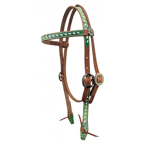 BB11322-2BS-LIME GATOR & WHITE LACE