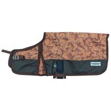 DB600-BROWN FLORAL