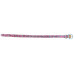 PINK FLAMINGO FLORAL / BLACK LACE DOG COLLAR
