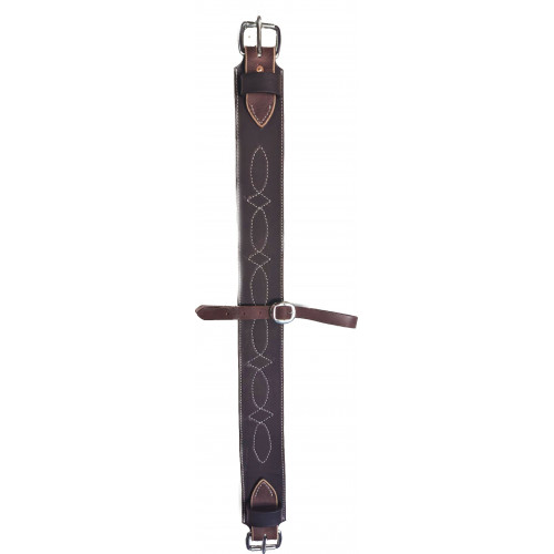 FC3DS-C- 3" Chocolate bridle flank lined w/ oil tan lining.