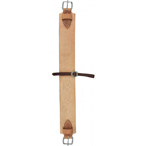FC4DS-4RO- 4" Harness lined flank cinch w/ rough out.