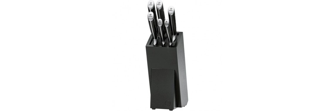 KITCHEN KNIFE SETS BLACK 
