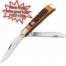 110812 BROWN PICK BONE BOKER POCKET KNIFE 110812 BROWN PICK BONE BOKER POCKET KNIFE