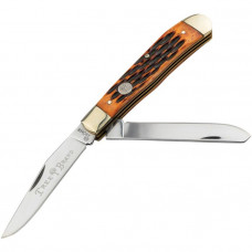 110812 BROWN PICK BONE BOKER POCKET KNIFE