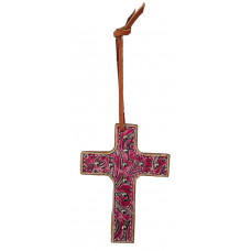 CROSS 13- Pink Flamingo Floral- silver spots CROSS 13- Pink Flamingo Floral- silver spots