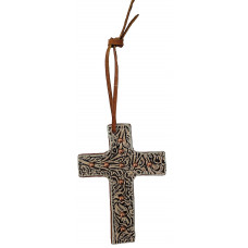 CROSS 13-Tan Floral- copper spots CROSS 13-Tan Floral- copper spots