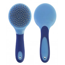 65060- Two tone blue soft touch main & tail brush
