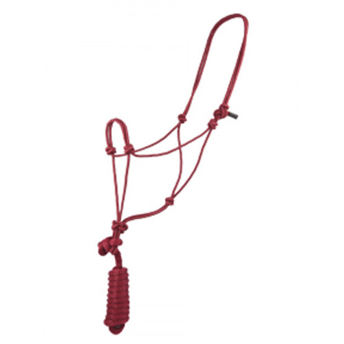 91061-Burgundy rope halter