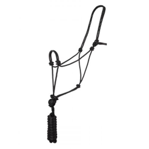 91061-Black rope halter