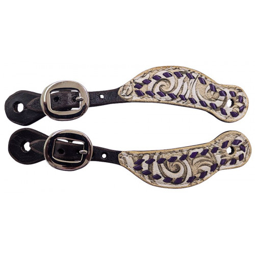 SSK3332-1BS-C-SAND FLORAL- PURPLE LACE