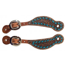 SSK3332-1BS-BROWNFLORAL- TURQUOISE LACE