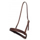 NB3 DARK- Dark oil harness noseband w/ ring & halter bolt construction