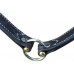 NB3-4BS-C- Chocolate bridle leather noseband w/ buck stitched roughout overlay.