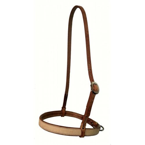 NB3-4RO- Harness noseband w/ rough out overlay