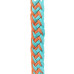 470000- Coral & MInt braided paracord barrel rein. NP hardware 470000- Coral & MInt braided paracord barrel rein. NP hardware