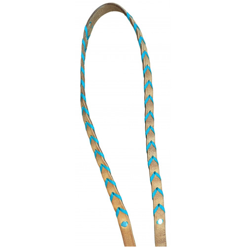 BR134WS- Harness rein w/ whip laced edges. Use dropdown to pick color. BR134WS- Harness rein w/ whip laced edges. Use dropdown to pick color.