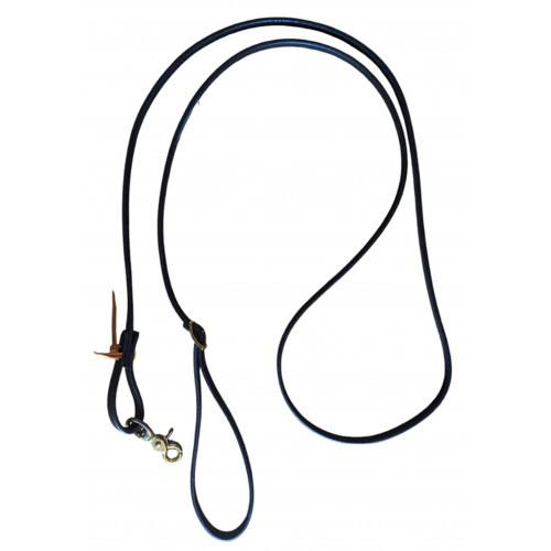 RR112-C- 1/2" Chocolate roping rein