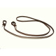 RR158-4RO- 5/8" Harness roping rein w/ rough out overlay.
