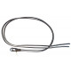 SR112DARK- 1/2" Dark Oil heavy harness split reins