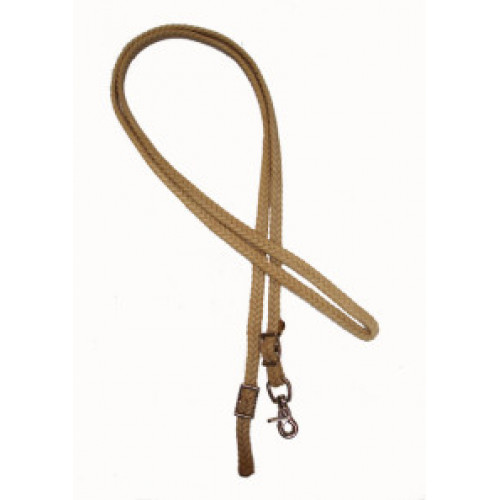 55- 5/8" Waxed roping rein