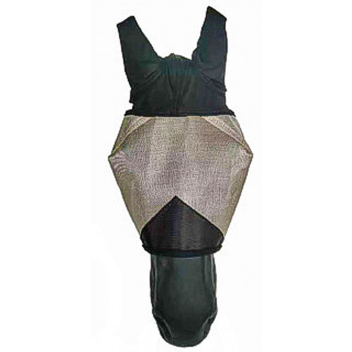 93445- Tan & Black Fly mask