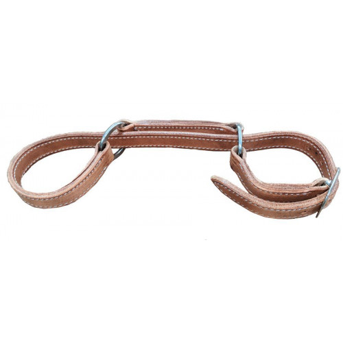 HOB132R- Harness leather figure 8 hobbles.