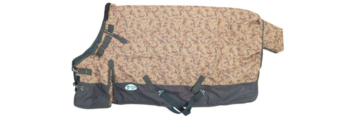 Floral winer horse blanket