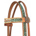 BB11322WSP25- TURQUOISE FLORAL-COPPER