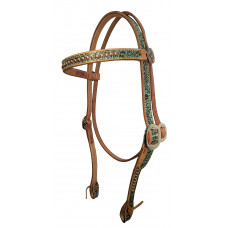BB11322WSP25- TURQUOISE FLORAL-COPPER