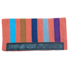 1424-5 Peach Casa Zia wool saddle blanket