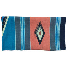 1500 Turquoise- Wool saddle blanket