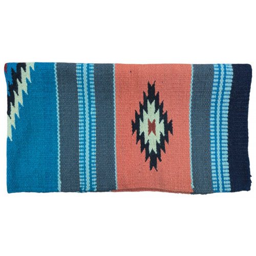 1500 Turquoise- Wool saddle blanket